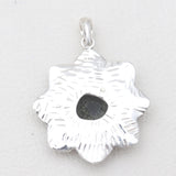 Coconut Druzy Designer Silver Pendants
