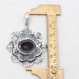 Coconut Druzy Designer Silver Pendants