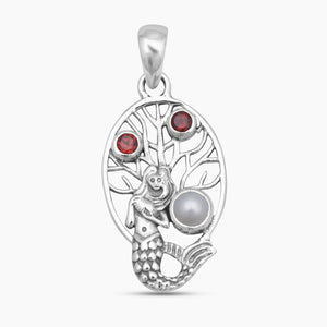 925 Sterling Silver Mermaid Pendants