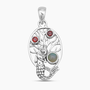 925 Sterling Silver Mermaid Pendants