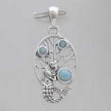 925 Sterling Silver Mermaid Pendants