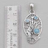 925 Sterling Silver Mermaid Pendants