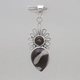 Peanut Wood Jasper Silver Pendants