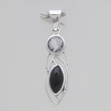 925 Sterling Silver Black Onyx Pendants