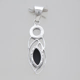 925 Sterling Silver Black Onyx Pendants
