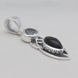 925 Sterling Silver Black Onyx Pendants