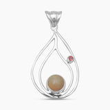 925 Sterling Silver Tourmaline Pendants