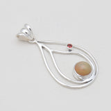 925 Sterling Silver Tourmaline Pendants