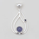 925 Sterling Silver Tourmaline Pendants