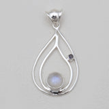925 Sterling Silver Tourmaline Pendants