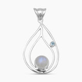 925 Sterling Silver Tourmaline Pendants