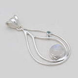 925 Sterling Silver Tourmaline Pendants