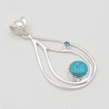 925 Sterling Silver Tourmaline Pendants