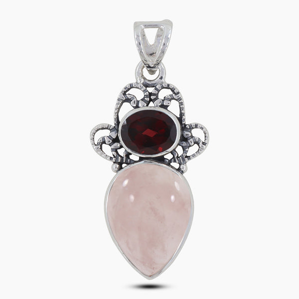 Rainbow Moonstone Silver Pendants