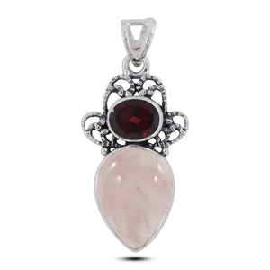 Rainbow Moonstone Silver Pendants