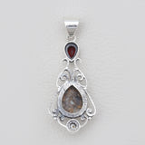 Orange Spiny Oyster Silver Designer Pendants