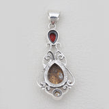 Orange Spiny Oyster Silver Designer Pendants