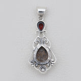 Orange Spiny Oyster Silver Designer Pendants