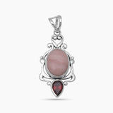 925 Silver Black Rutile Quartz Pendants
