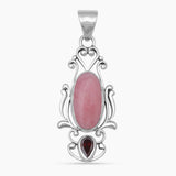 925 Silver Black Rutile Quartz Pendants