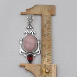 925 Silver Black Rutile Quartz Pendants