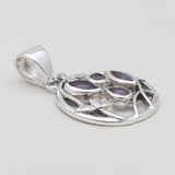 925 Sterling Silver Peridot Pendants