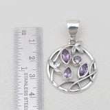 925 Sterling Silver Peridot Pendants
