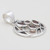 925 Sterling Silver Peridot Pendants