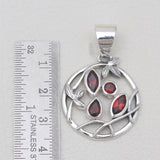 925 Sterling Silver Peridot Pendants