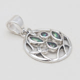 925 Sterling Silver Peridot Pendants