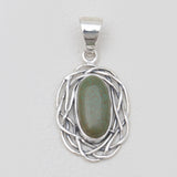 Brown Turquoise Silver Pendants
