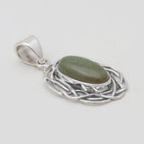 Brown Turquoise Silver Pendants