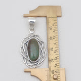 Brown Turquoise Silver Pendants