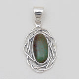 Brown Turquoise Silver Pendants