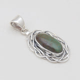 Brown Turquoise Silver Pendants