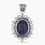 925 Sterling Silver Rose Quartz Pendants