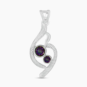 925 Sterling Silver Amethyst Pendants