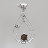 925 Sterling Silver Tourmaline Pendants