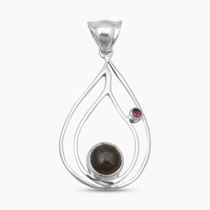 925 Sterling Silver Tourmaline Pendants