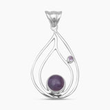 925 Sterling Silver Lapis Lazuli Pendants