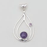 925 Sterling Silver Lapis Lazuli Pendants