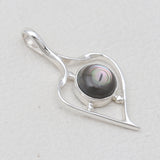 Abalone Shell Silver Pendants