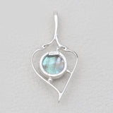 Abalone Shell Silver Pendants