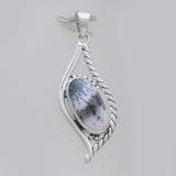 Dendritic Opal Silver Designer Pendants