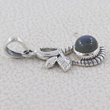 Black Onyx Silver Pendant