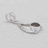 925 Sterling Silver Blue Topaz Pendants
