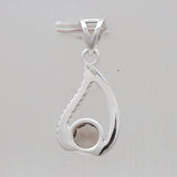 925 Sterling Silver Blue Topaz Pendants