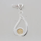 925 Sterling Silver Blue Topaz Pendants