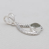 925 Sterling Silver Blue Topaz Pendants
