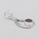 925 Sterling Silver Blue Topaz Pendants